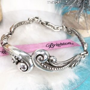 Brighton Genoa Scroll Swirl Chain Link Bracelet